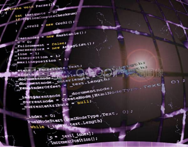 編程代碼源背景紋理插圖設計 軟件與網絡技術的視覺詮釋